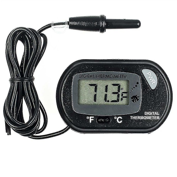 Akvarietermometer LCD digital akvarietermometer med sugekopp