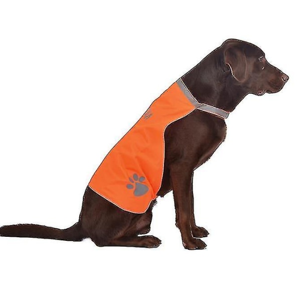 Reflekterende Hundevest, Høj Synlighed Hunde Reflekterende Vest Justerbar Hunde Sikkerhedsvest Beskyt Din Hvalp