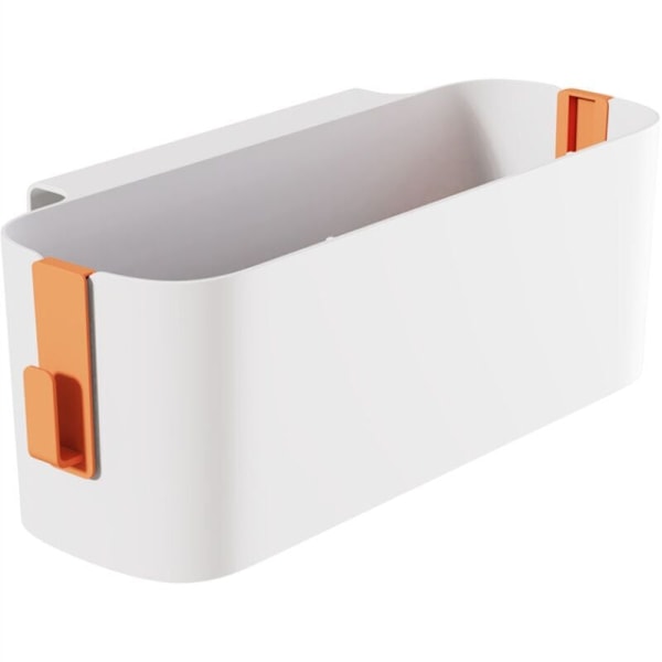Sänghängande Förvaringshylla Organizer Sängförvaringskorg med 2 Krokar Babysänghyllor Hållare Sovsalstillbehör, Orange - Orange