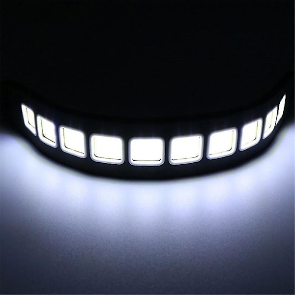 Bøybar bil COB 10 LED kjørelys Universal Auto Vanntett tåkelys Fleksibel DLR Ekstra frontlykt 12v