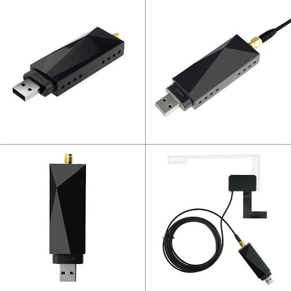 Dab + Antenne Med Usb Adapter Android Bilradio Gps Stereo Mottaker Spiller For Universal