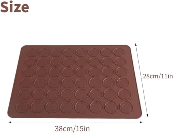 Macaron-silikonivuoka / Muotti - 48 paikkaa