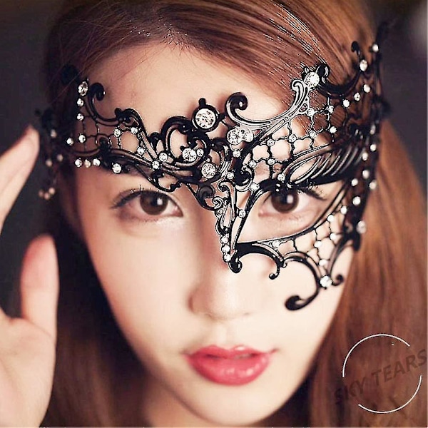 Masquerade-naamiot Prinsessa Musta Masquerade-naamio Naisille