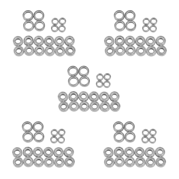 100 stk kulelagersett for Tt01 -01 Tt01d Tt01e Tt01r Df02 1/10 RC bil oppgraderingsdeler