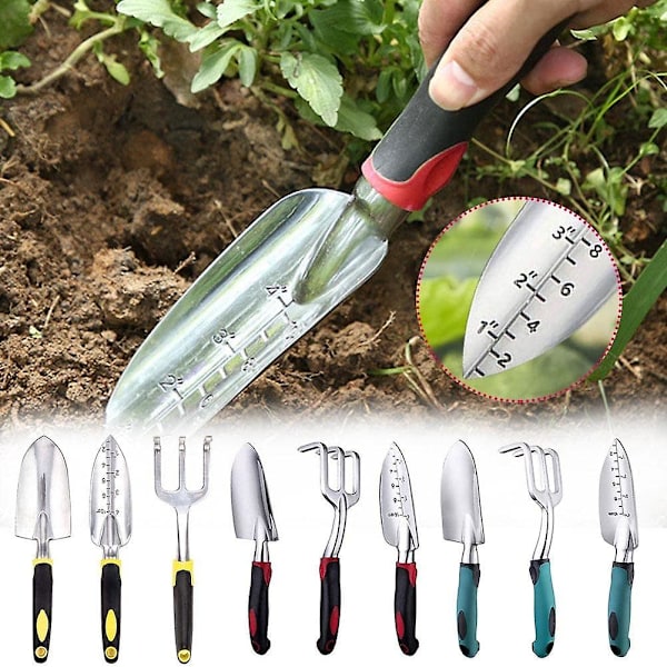 Hageverktøy håndspade, rive, kultivator, lukeverktøy Planting Lawn With Weeding Garde Ergo H0g2 og blomsterspadehåndtak, hage A