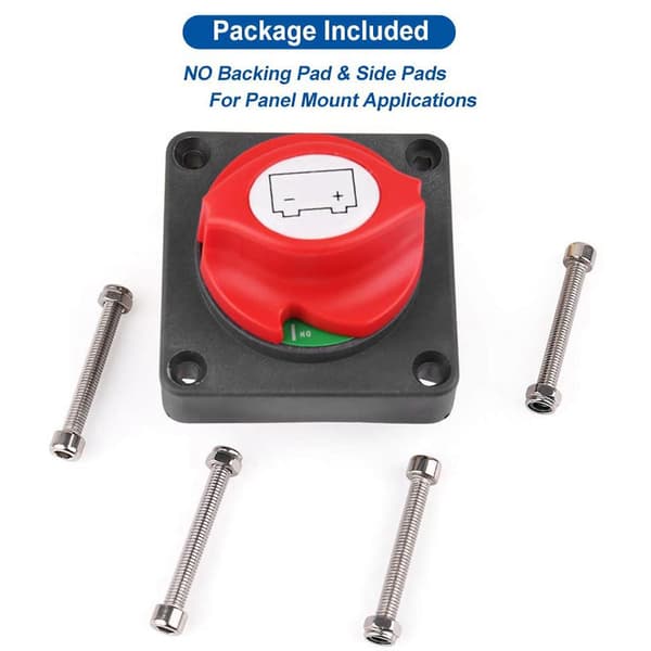 2x Batteridiskontaktbryter Hovedavstengningsbryter 12v 24v 48v