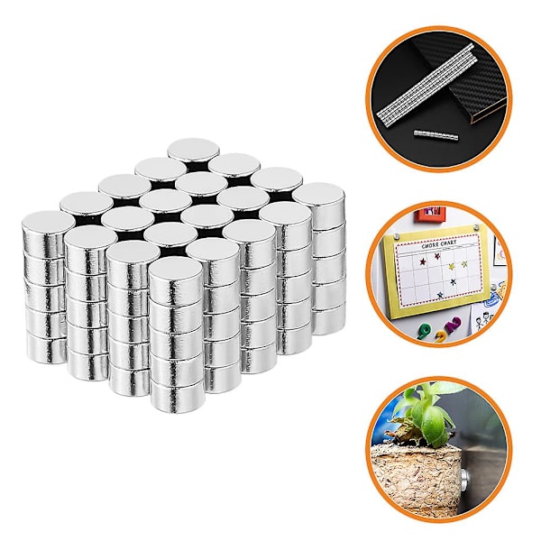200 stk. Mikro Runde Magneter 3x2mm Små Magneter Kjøleskap Magnet Mini Magneter
