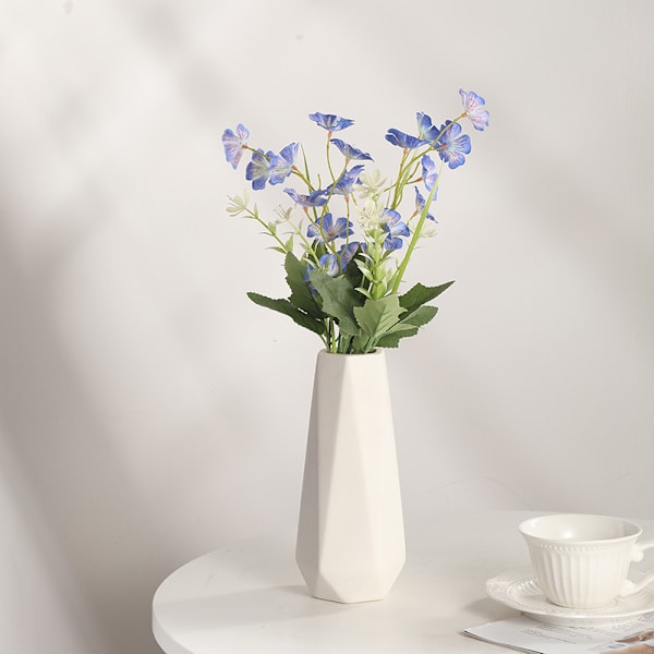 Keramisk vas, blomvas minimalism stil för modern bordshylla heminredning, passar för inflyttningsfest, bröllop, födelsedag