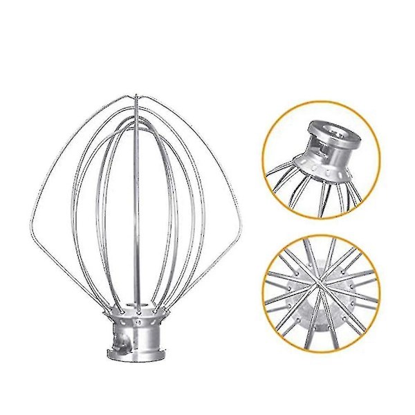 Rustfrit Stålpisker 5k452ww Til KitchenAid Køkkenmaskine Høj Kvalitet