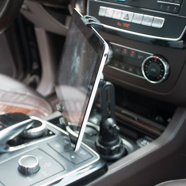 Bil Kopholder Tablet Mount, Justerbar Tablet Og Smartphone Bilholder Kopholder Telefon Mount