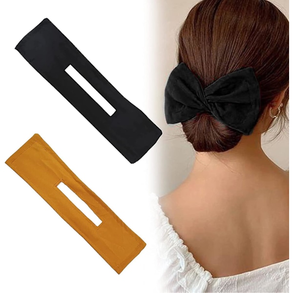 Magisk håruppsättning, Chignon pannband, Chignon, Frisyr Donut Bun Maker, Tyg hårklämma, Chignon tillbehör, Bun Chignon, Hårtillbehör, Återanvändbar Bun Ma