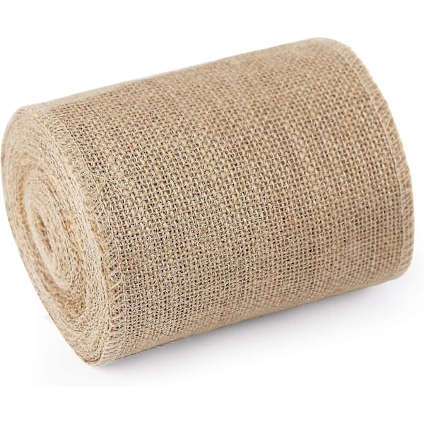 15 cm bred hessian tyg 10m rustik band rulle för dekoration DIY, handgjorda hantverk
