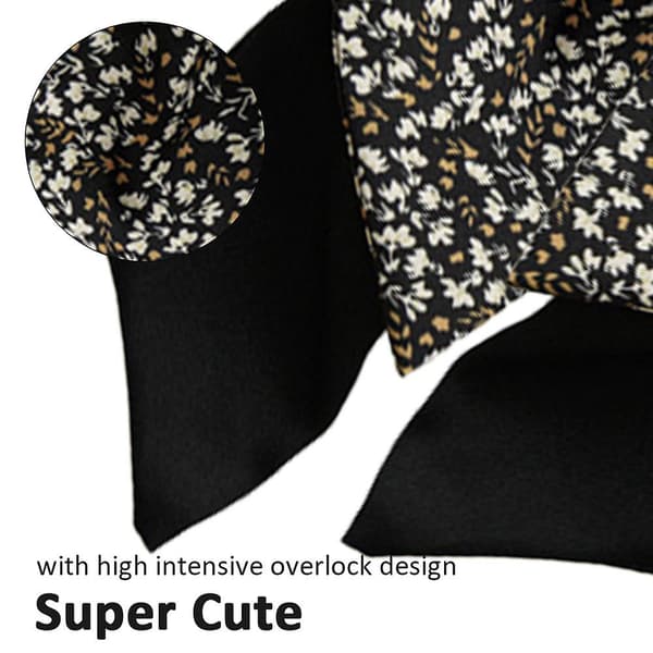 2-pack knutna rosett hår elastiska hår scarf hår band scrunchie hästsvans hållare för kvinnor och flickor Style 1 Style 1