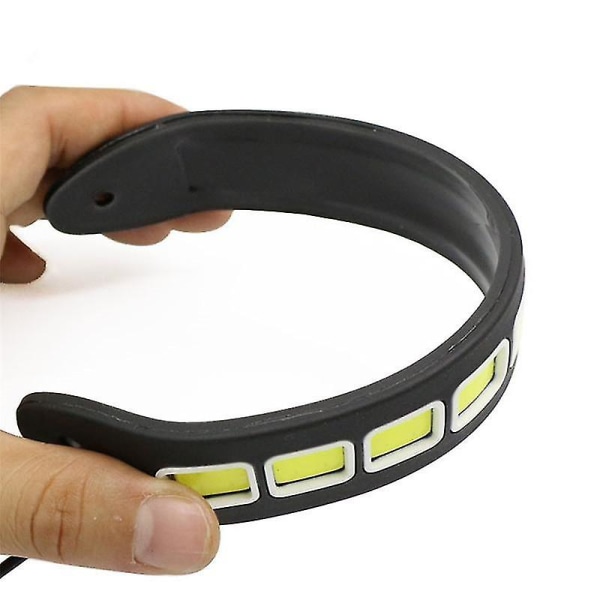 Böjbar bil COB 10 LED-varselljus Universal Auto Vattentät dimljus Flexibel DLR Extra strålkastare 12v