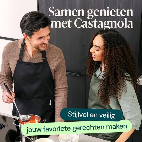 Vatten- och fläckavvisande kockförkläde med justerbart spänne och extra stora fickor, unisex köksförkläde för matlagning, grillning och restaurang, svart
