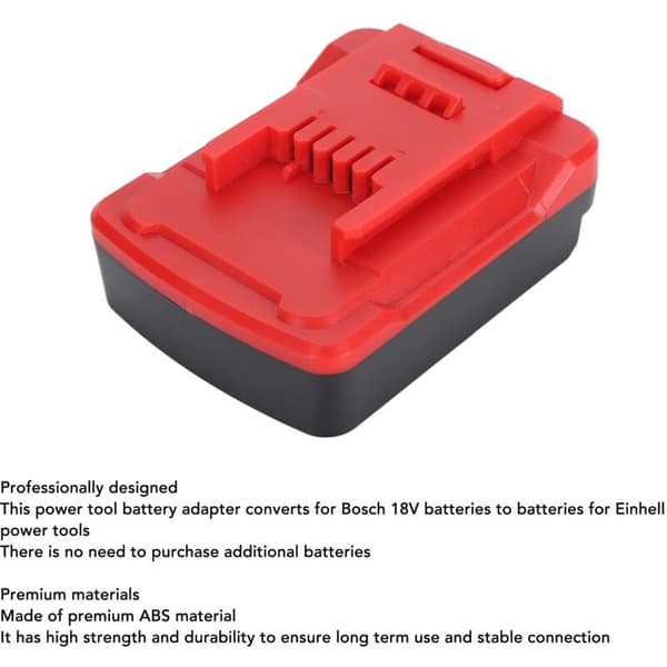 Professionel batteriadapter til Bosch 18V batteri konverterer til Einhell elværktøjsbatteri konverter til elværktøj