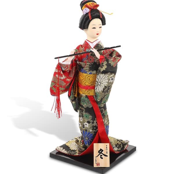 Restaurang Kimono Dockan Pryd Geisha Dockan Dekor Hemmakontor Japansk Dockan Dekoration