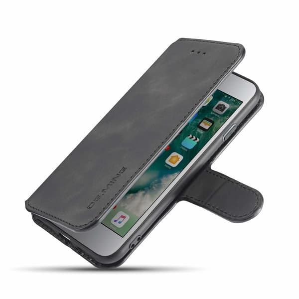 iPhone 7/8 mobilskal PU-läder Svart