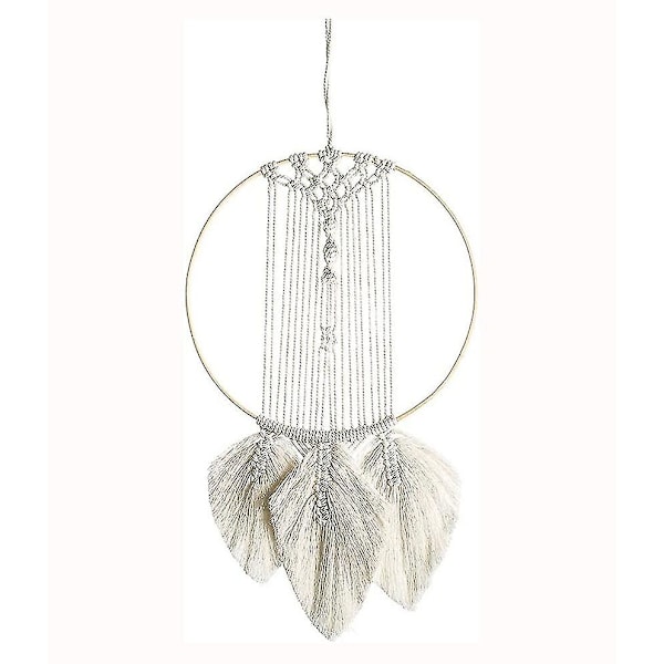 Dream Catcher, Handmade, Large Dreamcatcher With White Woven,30*67cm