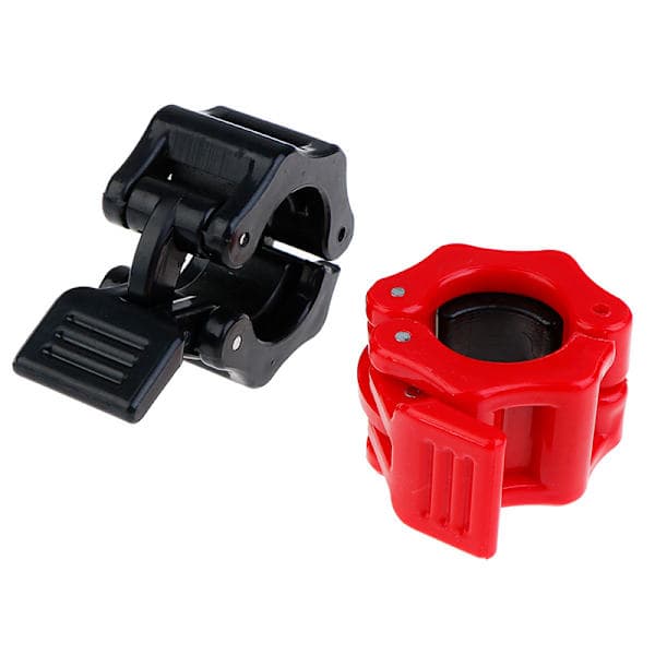 25MM Dumbbell Barbell Clamps Lock Buckle Exercise Equipment Red Red