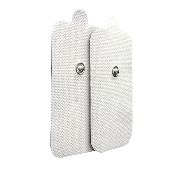 3 forskellige former i alt 15 hvide Unit Replacement Pads Patch, Premium Quality Snap Replacement Electrodes til muskler
