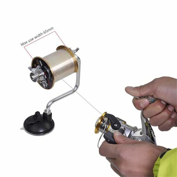 Aluminium Fiske Linje Upprullare Bärbar Rulle Spole Spooler System Tackle Verktyg Rulle Fiske Spooler Fiske Utrustning Tillbehör
