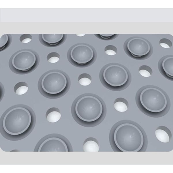 Rektangulær brusemåtte stort badeværelse skridsikker måtte husholdnings brusebad badeværelsesmåtte toilet gulvmåtte PVC fodmassage badekar måtte-8858cm