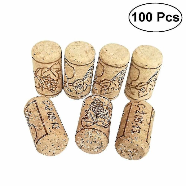 100pcs Reusable Creative Functional Portable Sealing Wine Cork Wine -aya