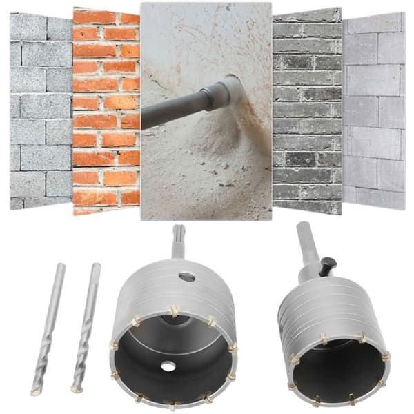 65/80 mm legeret stål SDS Plus vægsav borebit til beton, cement og sten