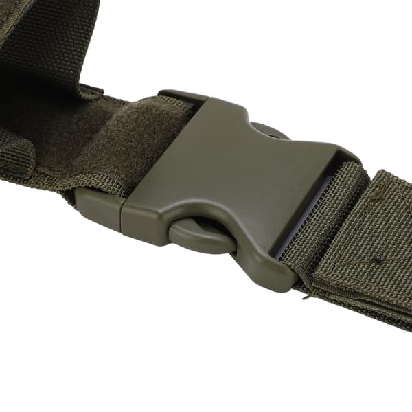 Vattenflaskhållare med Molle-system, multifunktionell för utomhuscamping och vandring, grön