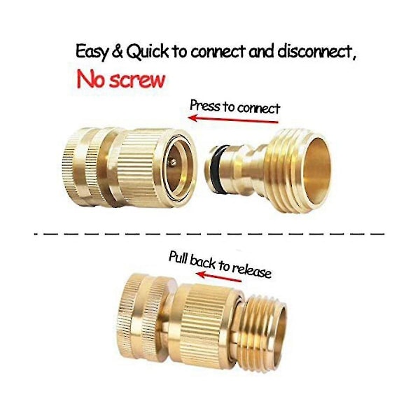 Slange Hurtigkobling Vandslange Qucik Connect Have Slange Koblinger Messing Slange Koblinger Vand Qu