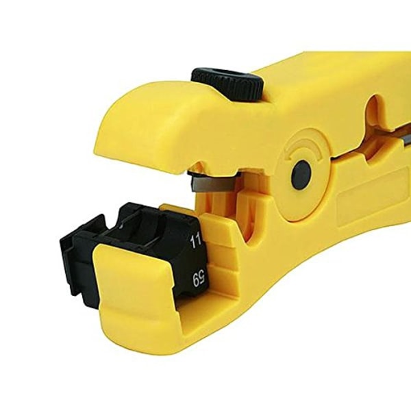 Universal kabelavstripper og kutter for flat eller rund ledning Koaksial avstrippingsverktøy Universal kabelavstripper ledning koaksial