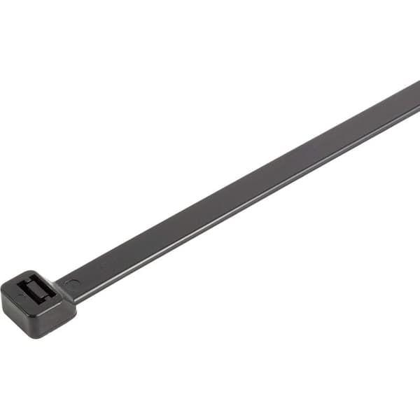 Nylon Kabelbindere - 300mm x 7.6mm - Sort - Kraftige Kabelbindere - Kraftige Kabelbindere - Pakke med 100