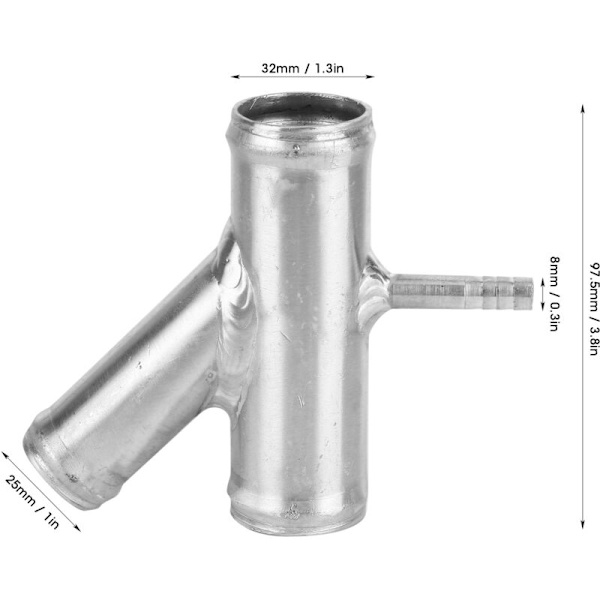 Y-Slange Flange Hus Aluminium Connector 1K0121087H til Eos 2007-2009