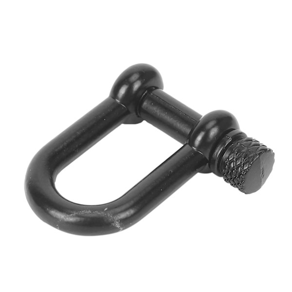 20x U-formet justerbar spenne i sinklegering for paracord-armbånd, tau, svart