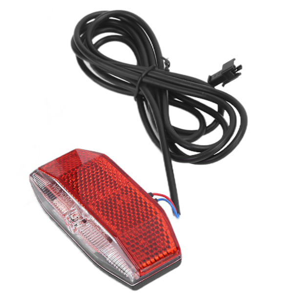 LED baglygte til elcykel, sikkerhedsadvarsel til elcykel, universal baglygte til natcykling, 6V-48V 0.2