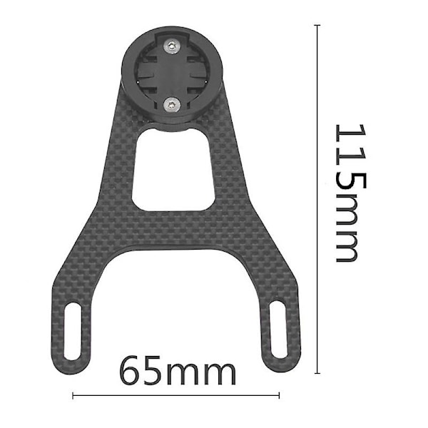 Cykelcomputerholder i kulfiber til cykelcomputermontering til montering af 6d 5d styr til