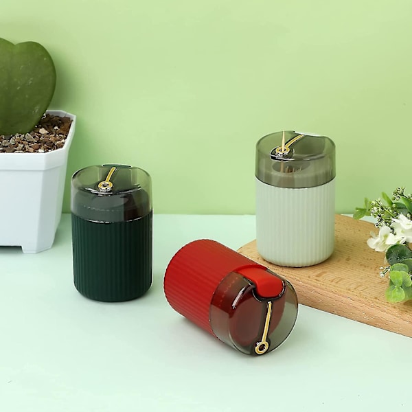 3 st automatiska tandpetare dispenser, Pp+abs tandpetare hållare dispenser för kök (3 färger)