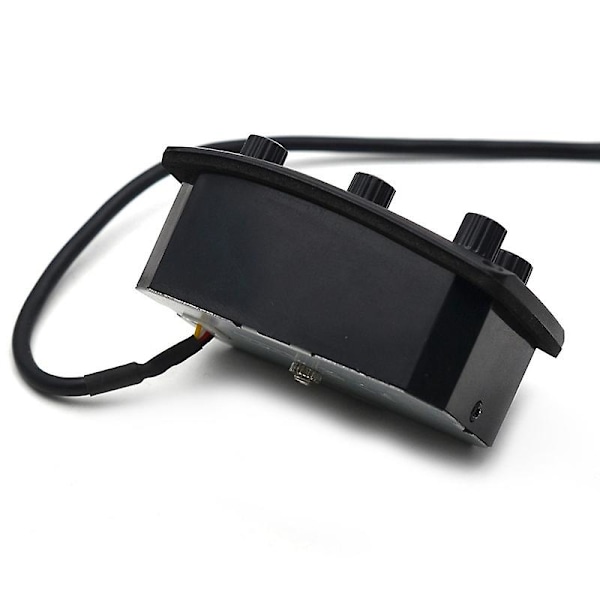 -17b Akustisk Gitar Eq Preamp Med Digital Procedding Tuner 3 Band Eq Equalizer Med Tuner Gitar