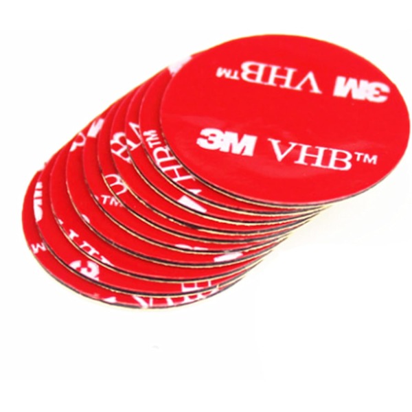 3M VHB 15 x Runde Akryl Skum Dobbeltsidet Tape Pads Vand og H