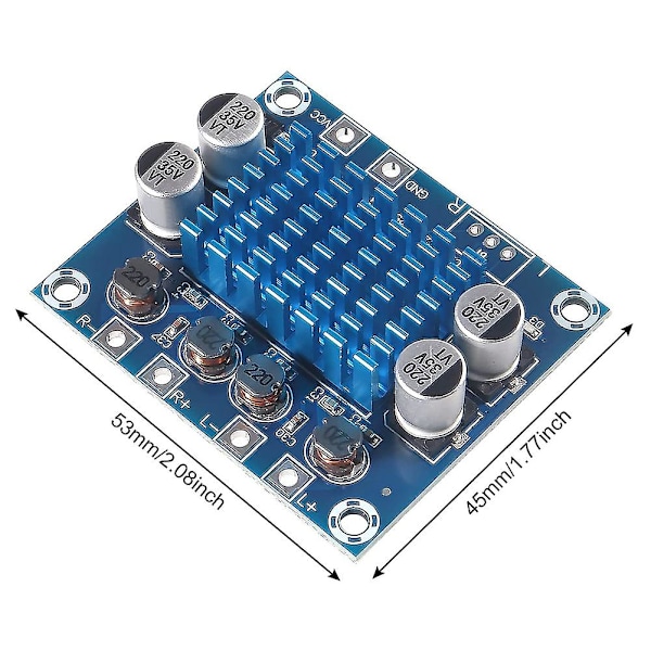 5 st Tpa3110 Xh-a232 30w+30w 2.0 Kanals Digital Stereo Audio Förstärkare Kort Dc 8-26v 3a