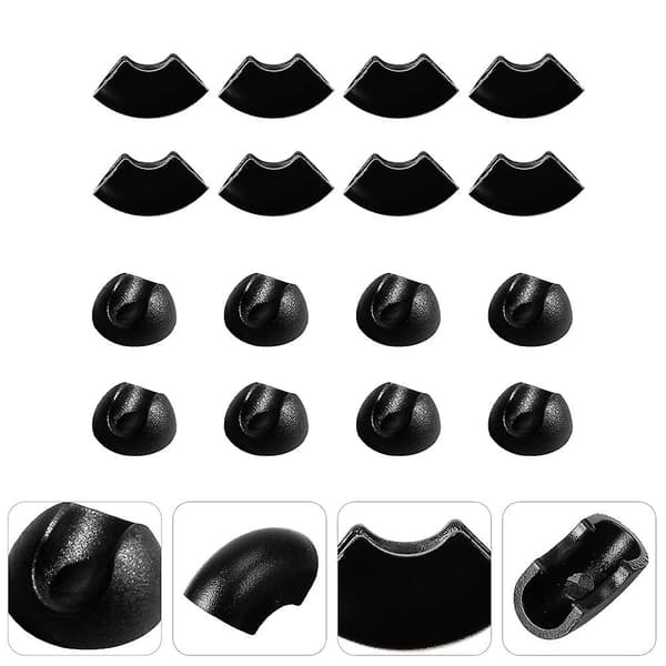 16 st Bordsbensskydd U-formade Gummistolsbensskydd Gummikåpor
