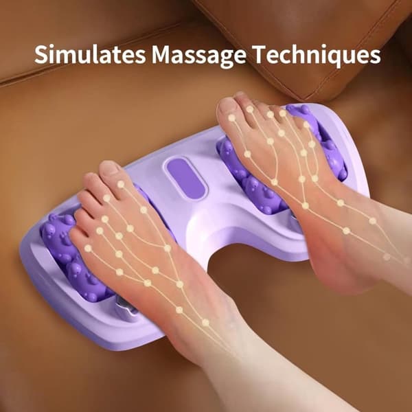 Fodmassagerulle til Blodcirkulation - Afslappende Fodpleje med Massagebold Grön