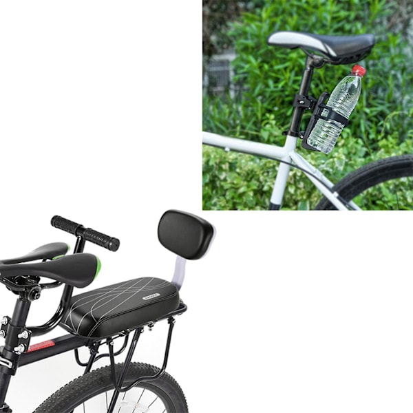 Justerbar spänne vattenflaskhållare mountainbike utomhus ridning kopphållare med cykel bakre kudde armstöd