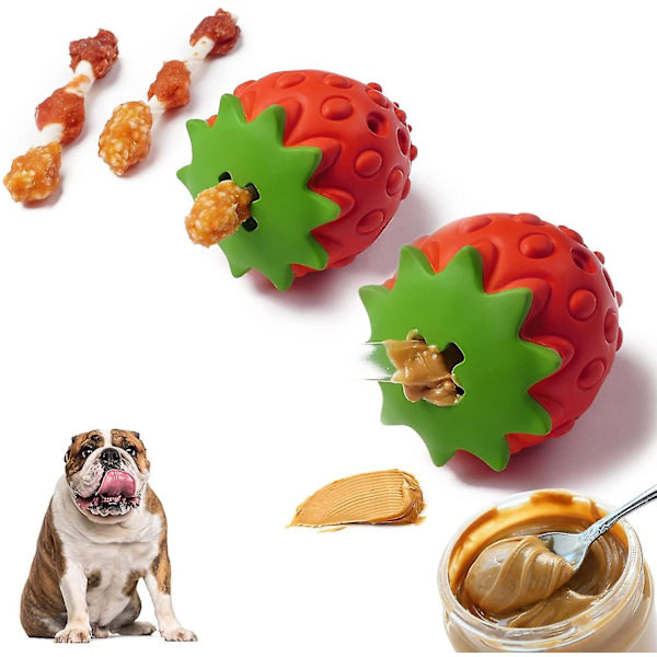 Tuggummi leksaker för hundar, matdispenser, hundtuggleksaker för att rengöra tänder, Iq-terapileksaker