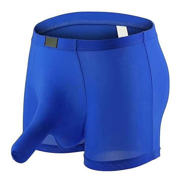 Bløde åndbare underbukser, boxershorts til mænd, ensfarvet L