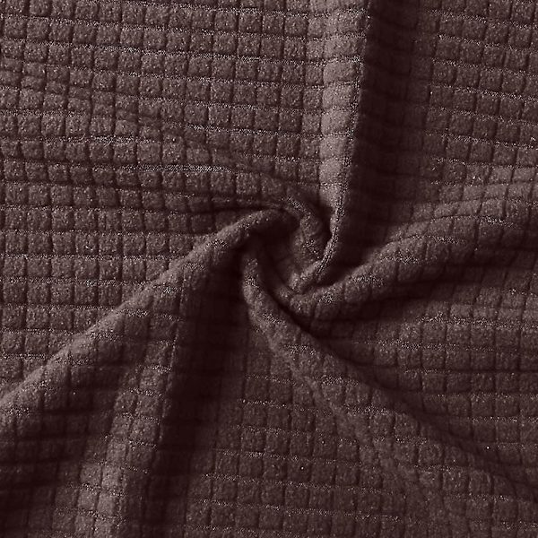 2 stk. Armlænsbetræk med Pol-ar Fleece - Anti-slip, Mørk Kaffe