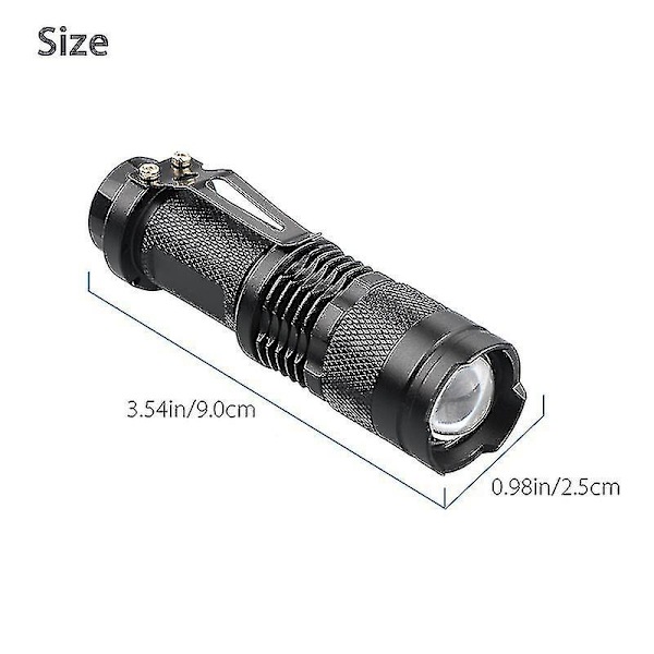 Led Ultra Violet Uv 365 Nm Blacklight Lommelygte Inspektionslampe Lommelygte -z