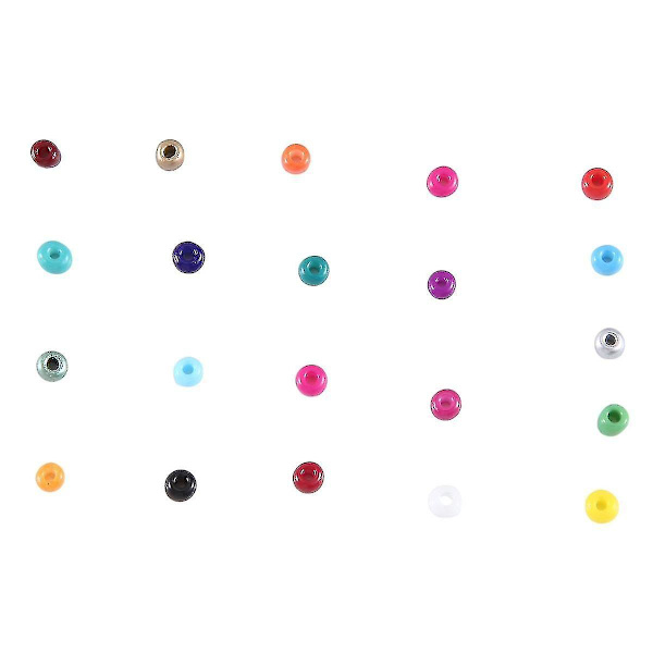 Smykkefremstillingssæt med glasperler, armbåndsperler, transparente løse perler, 3 mm, glasperletilbehør