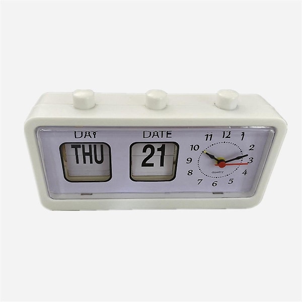 Mekanisk vekkerklokke Nyhet Flip Klokke Skrivebords Digital Klokke Med Kalender Klokke Hjemmeinnredning Retr
